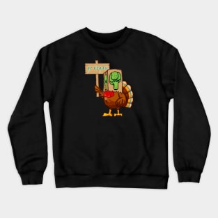 go vegan Crewneck Sweatshirt